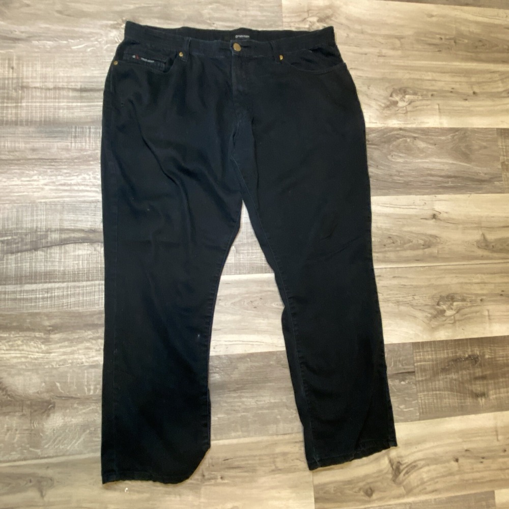 G Fried Denim Men's‎ Jeans 36x32 Black Slim Fit Straight Leg Stretch Pants